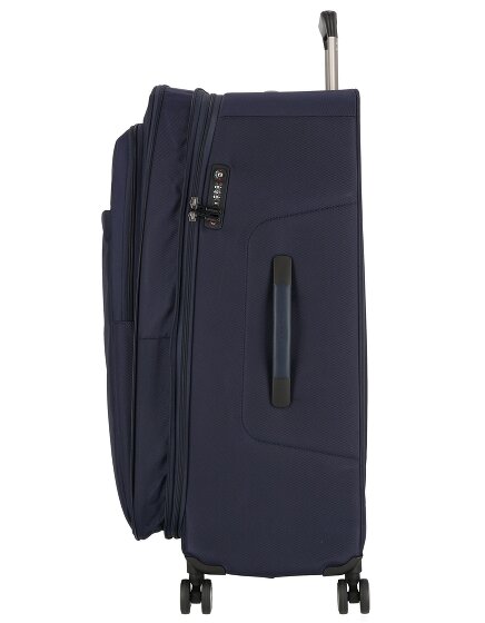 Piquadro Brief 4 ruote Carrello 78 cm con piega di espansione