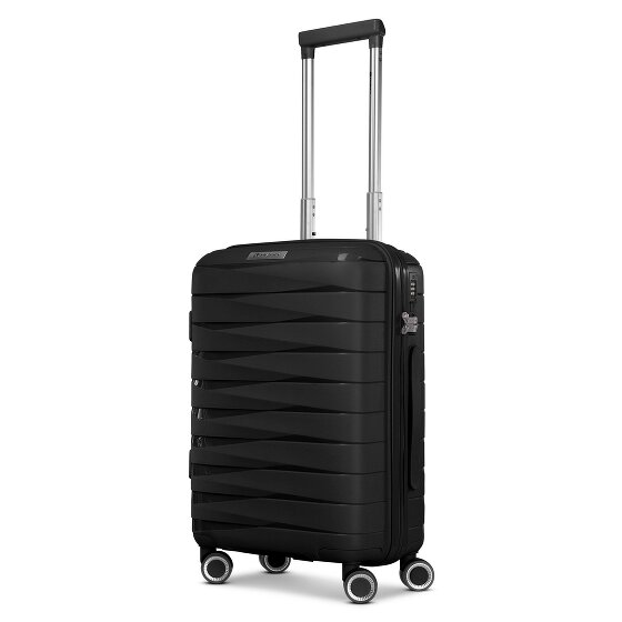 Franky London 4 ruote Trolley cabina S 55 cm espandibile