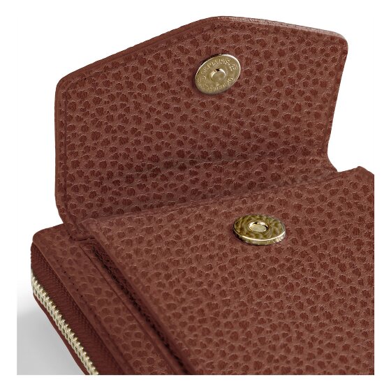 Lazarotti Bologna Portafoglio in pelle con zip Custodia per cellulare in pelle 19 cm