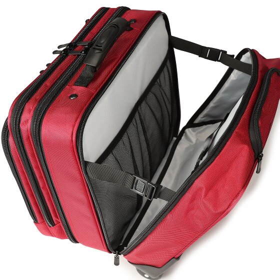 Dermata 2 ruote Trolley business 38 cm Vano porta PC