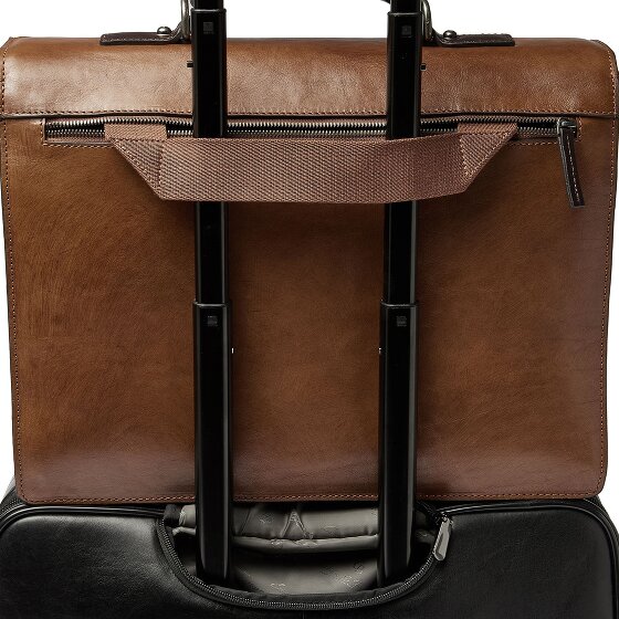 Castelijn & Beerens Rien Valigetta Protezione RFID Vera Pelle 39.5 cm Vano porta PC