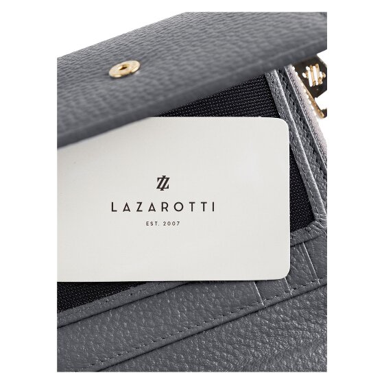 Lazarotti Portafoglio Bologna in pelle con zip 12 cm