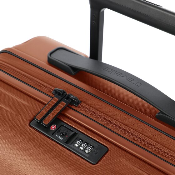 Travelite Dynamiic 4 ruote Carrello 66 cm con piega di espansione