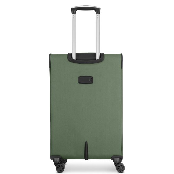 Franky Melbourne 3.0 Set di valigie a 4 ruote, 3 pezzi, con piega elastica