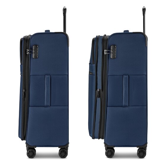 bugatti Valencia Soft 4 ruote Carrello L 75 cm con piega di espansione
