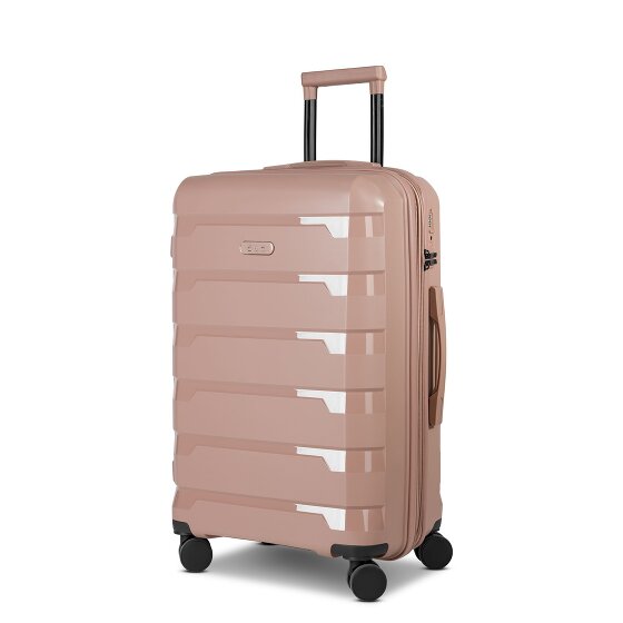 d&n South Dakota 4 ruote Set di valigie 3 pezzi con piega di espansione