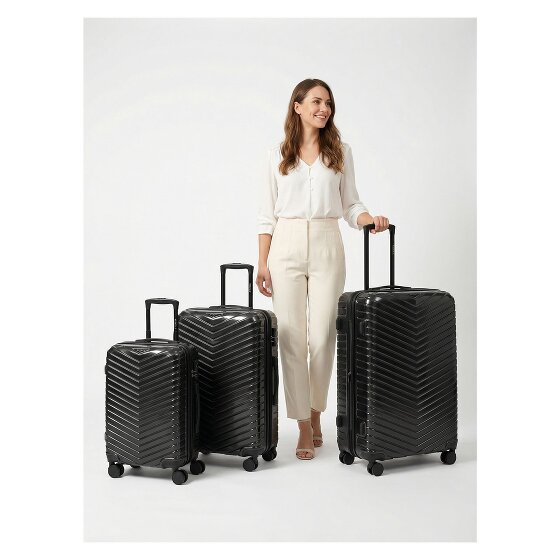 Redolz Essentials 18 4 ruote Set di valigie 3 pezzi con piega di espansione