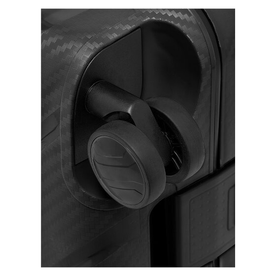 Redolz Essentials 15 Set di valigie da 4 ruote con 4 ruote S+L con chiusura a tre punti