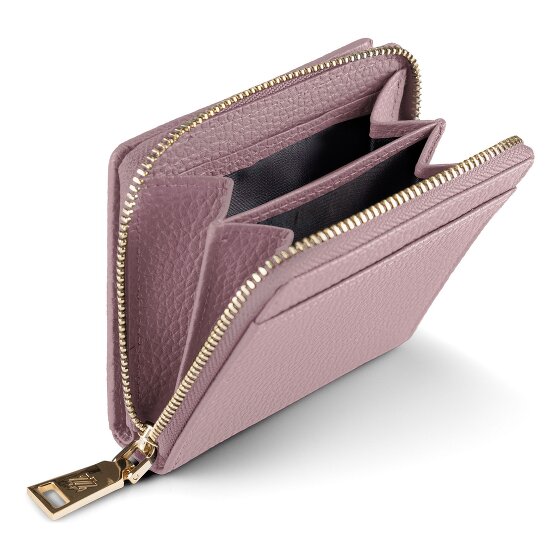 Lazarotti Portafoglio Bologna in pelle, medio, con chiusura a zip perimetrale, 10 cm