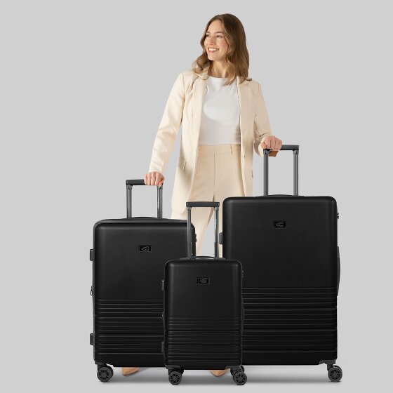camel active Hanoi 4 ruote Set di valigie 3 pezzi con piega di espansione