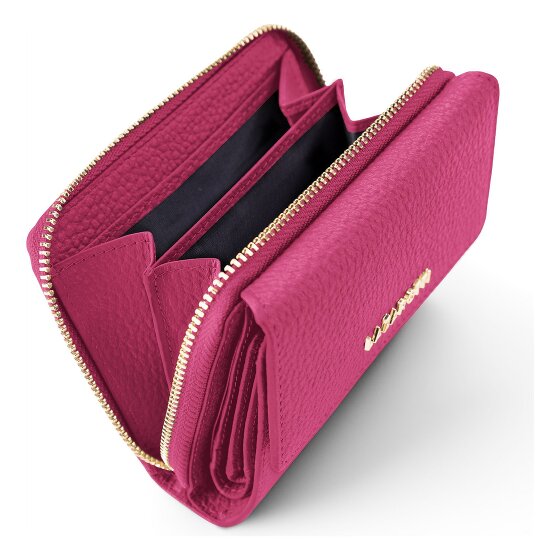 Lazarotti Portafoglio Bologna in pelle con chiusura a zip, 12 cm