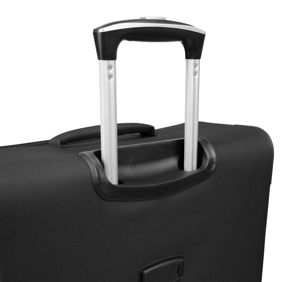 Franky Melbourne 3.0 Set di valigie a 4 ruote, 3 pezzi, con piega elastica