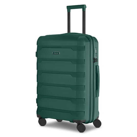 d&n South Dakota 4 ruote Set di valigie 3 pezzi con piega di espansione