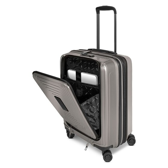 Redolz Set di valigie a 4 ruote Essentials14 Beautycase 4pcs con scomparto per laptop pieghevole ad espansione