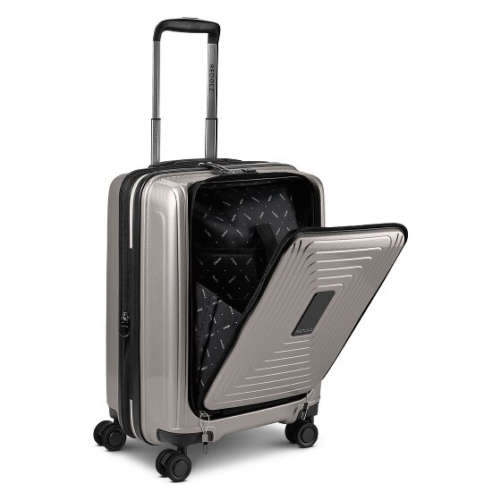 Redolz Set di valigie a 4 ruote Essentials14 Beautycase 4pcs con scomparto per laptop pieghevole ad espansione