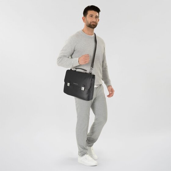 bugatti Valenza Cartella RFID in pelle 40 cm scomparto per computer portatile