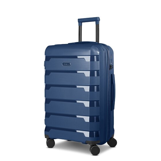 d&n South Dakota 4 ruote Set di valigie 3 pezzi con piega di espansione