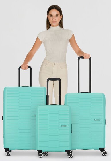 American Tourister Sunset Hills 4 ruote Set di valigie 3 pezzi