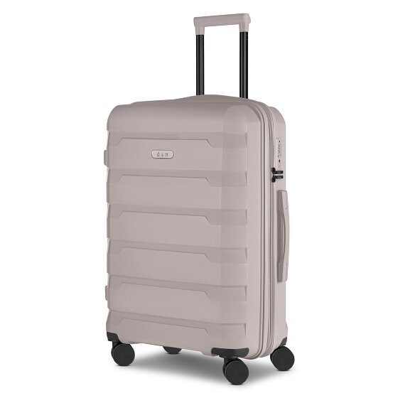 d&n South Dakota 4 ruote Set di valigie 3 pezzi con piega di espansione