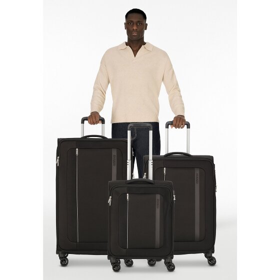 American Tourister Blazing Ride 4 ruote Set di valigie 3 pezzi con piega di espansione