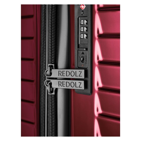 Redolz Essentials 18 4 ruote Set di valigie 3 pezzi espandibile
