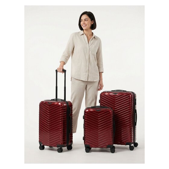Redolz Essentials 18 4 ruote Set di valigie 3 pezzi con piega di espansione
