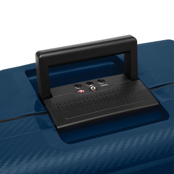 Redolz Set di valigie Essentials 15 a 4 ruote 3 pezzi con chiusura a tre punti