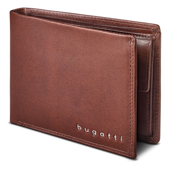bugatti Valencia Portafoglio Protezione RFID Vera Pelle 12 cm