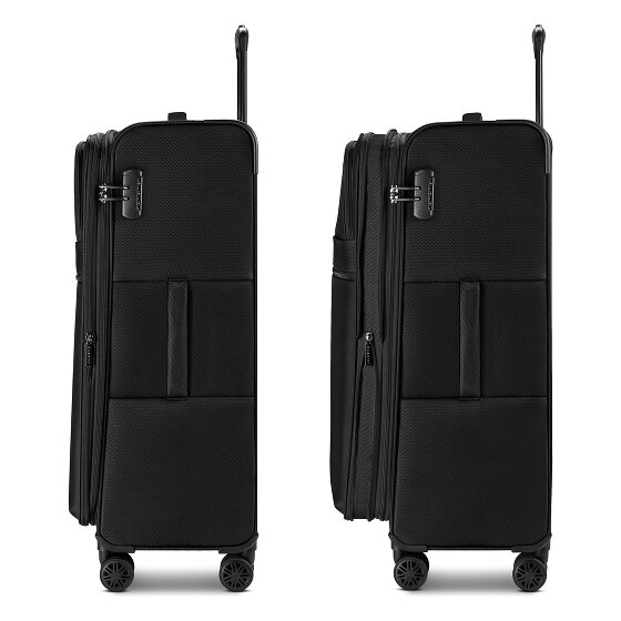 bugatti Valencia Soft 4 ruote Carrello L 75 cm con piega di espansione