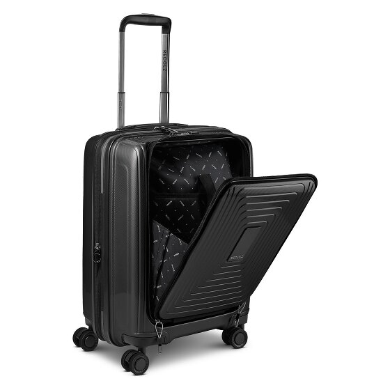 Redolz Set di valigie a 4 ruote Essentials14 Beautycase 4pcs con scomparto per laptop pieghevole ad espansione