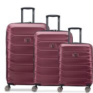 Delsey Paris Meteor 4 ruote Set di valigie 3 pezzi con piega di espansione Foto del prodotto