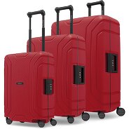 Redolz Set di valigie Essentials 15 a 4 ruote 3 pezzi con chiusura a tre punti Foto del prodotto