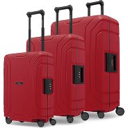 Redolz Set di valigie Essentials 15 a 4 ruote 3 pezzi con chiusura a tre punti Foto del prodotto