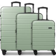 Saxoline Miami 4 ruote Set di valigie 3 pezzi con piega di espansione Foto del prodotto