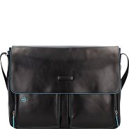 Piquadro Messenger blu quadrato in pelle 37 cm Scomparto per laptop Foto del prodotto