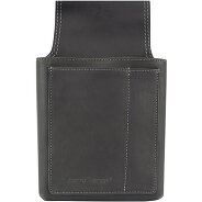 Greenburry Marsupio nero vintage - Portafoglio da cameriere in pelle 14,5 cm Foto del prodotto