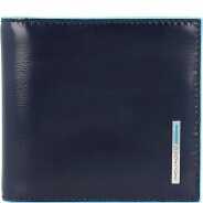 Piquadro Portafoglio quadrato blu in pelle 10 cm Foto del prodotto
