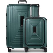 Redolz Set di valigie Essentials 14 a 4 ruote 2 pz. scomparto per laptop con piega elastica Foto del prodotto