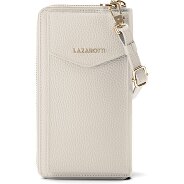 Lazarotti Portafoglio con chiusura a zip in pelle di Bologna, custodia per cellulare, 19 cm Foto del prodotto