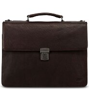 Jost Glasgow Valigetta Protezione RFID Vera Pelle 40 cm Vano porta PC Foto del prodotto