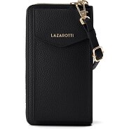 Lazarotti Portafoglio con chiusura a zip in pelle di Bologna, custodia per cellulare, 19 cm Foto del prodotto