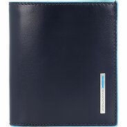 Piquadro Portafoglio quadrato in pelle blu 8,5 cm Foto del prodotto
