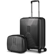 Redolz Set di valigie Essentials 14 2 pezzi trolley da cabina con piega elastica e beauty case Foto del prodotto