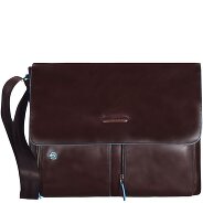 Piquadro Messenger blu quadrato in pelle 37 cm Scomparto per laptop Foto del prodotto