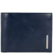Piquadro Portacarte di credito quadrato blu in pelle 12,5 cm Foto del prodotto