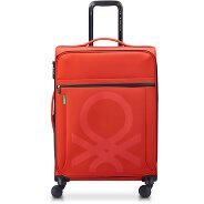 Delsey Paris x United Colors of Benetton Colour Bock Trolley a 4 ruote da 67 cm con piega elastica Foto del prodotto