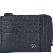 Piquadro Portacarte di credito speciale quadrato blu RFID in pelle 12 cm Foto del prodotto
