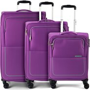 American Tourister Air Wave 4 ruote Set di valigie 3 pezzi con piega di espansione Foto del prodotto