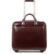 Piquadro Blue Square 2 ruote Trolley business Vera Pelle 37 cm Vano porta PC Foto del prodotto