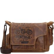 Greenburry Vintage Cafe Racer Messenger in pelle 39 cm Foto del prodotto